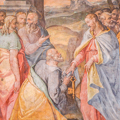 affresco di san pietro