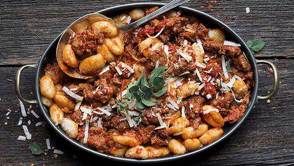 Gnocchi al sugo di pecora